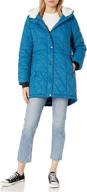 π stylish steve madden quilted anorak for women in coats, jackets & vests logo