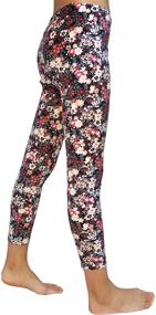 img 3 attached to 👧 V.&GRIN Girls Stretch Leggings: Soft Patterned Yoga Pants for 4-11 Years Girls