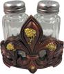 golden flower including pepper shakers logo