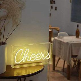 img 2 attached to Cheers Signs Decor Light White