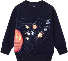 img 4 attached to 👦 Excavator Toddler Pullover Sweatshirt - Boys' Sweater Apparel