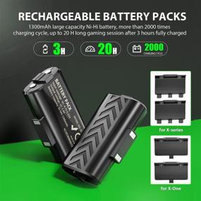 img 2 attached to Compatible OIVO Controller 2X1300MAh Rechargeable