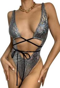 img 3 attached to Holographic Bodysuit Hologram Metallic Clubwear