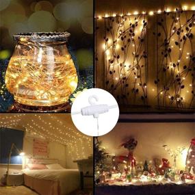 img 2 attached to 🌟 Anpro Led Light Curtain 3M X 3M- 300 LED Window Curtain String Light with 8 Light Models USB Powerd Starry Lights- Perfect for Christmas, Party, Wedding, Home Decoration, Bedroom!
