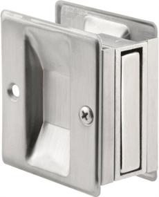 img 2 attached to 🚪 Enhance Your Doorway with Prime-Line N 7079 Pocket Door Passage Pull in Stylish Satin Chrome