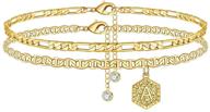 двухслойные браслеты с напылением из 14-каратного золота меморджу с инициалами для женщин-подростков. логотип