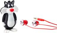 🎶 emtec looney tunes 8 gb usb mp3 player, sylvester: the perfect pocket-sized music companion logo