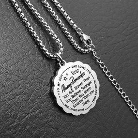 img 2 attached to Omodofo Jewelry Necklace Sunflower Inspirational
