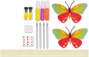 img 1 attached to 🦋 Crafty Butterfly Chime Kit for Creative Kids