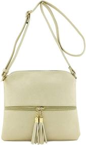 img 3 attached to Janin Handbag Womens Crossbody Tassel Women's Handbags & Wallets in Crossbody Bags