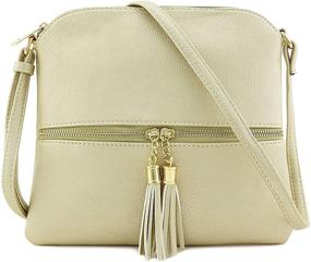 img 4 attached to Janin Handbag Womens Crossbody Tassel Women's Handbags & Wallets in Crossbody Bags