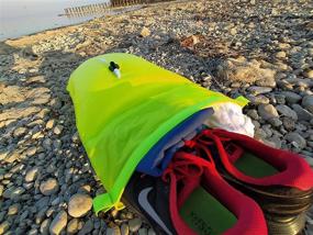 img 1 attached to 🏊 LimitlessXme Swim Buoy & Drybag: Ultimate Safety for Swimmers, Open Water, and Triathlon Events. Pull Buoy for Adults and Kids. Yellow Signal Swimming Bubble for Enhanced Visibility.