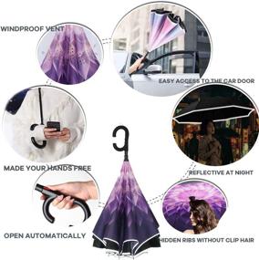 img 1 attached to Inverted Windproof Umbrella: The Ultimate Innovation in Umbrellas by Siepasa