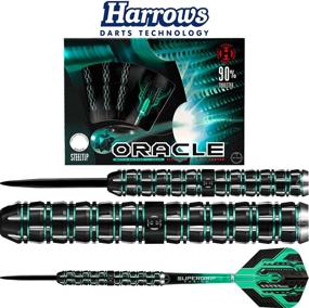 img 4 attached to 🎯 Optimized Harrows Oracle Steel Tip Darts - 90% Tungsten for Precision