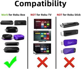 img 1 attached to 📱 Gvirtue Replacement Remote Control for Roku 1-4: HD/LT/XS/XD/Express - 3 Buttons