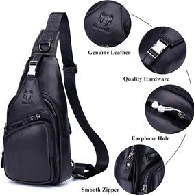 img 3 attached to BULL CAPTAIN Shoulder Backpack Genuine Outdoor Recreation and Camping & Hiking