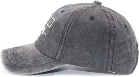 img 2 attached to 🧢 MANMESH HATT Unisex Adult Vintage Washed Denim Adjustable Baseball Cap