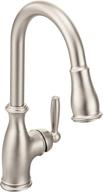 efficient and versatile: moen 7185srs brantford kitchen faucet with power boost and reflex technology - spot resist stainless finish логотип