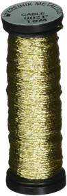 img 1 attached to Kreinik Gold Metallic Cable 3-Ply Thread, 10m