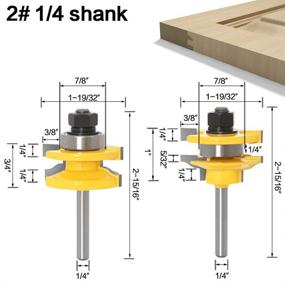 img 1 attached to 🔨 DBoyun Raised Shank Router for Shaker Style Woodworking