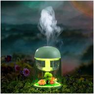 🌿 gennissy usb mini landscape air humidifier essential oil diffuser with 7 colors led night light – 180ml, waterless auto shut-off for bedroom, home, office, baby logo