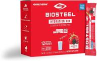 🍓 sugar-free mixed berry biosteel hydration mix with essential electrolytes - 12 single serving packets logo
