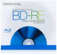 💽 25gb rewritable memorex blu-ray bd-re (2x speed) logo