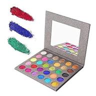 💫 30-color glitter eyeshadow palette: professional makeup palette with shimmer & highly pigmented powder; long-lasting, waterproof, and mirror included- ideal for cosmetics! logo