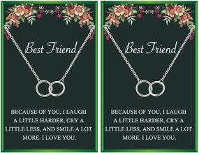 img 2 attached to Neckalces Interlocking Infinity Friendship Necklace