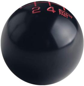 img 4 attached to 🚗 DEWHEL Black/Red Aluminum Quick Shift Knob 6 Speed Short Throw Shifter M10X1.5 M12X1.25 M10X1.25 M8X1.25 Adapter Thread (Reverse Position Top Left)