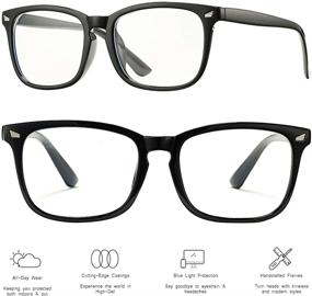 img 3 attached to 👓 Pro Acme Blue Light Glasses: Stylish Computer Gaming Eyewear with Transparent Lens for Men and Women