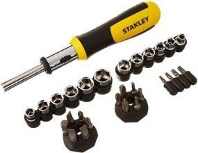 img 1 attached to 🔧 29 Piece Stanley 54-925 Multibit Ratcheting Screwdriver Set