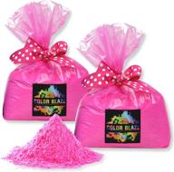 10 lb pink color blaze powder for baby girl gender reveal announcement - car burnout, exhaust, target shooting, and photography logo