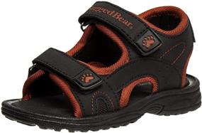 img 4 attached to Rugged Bear Boys Sandals Toddler