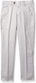 img 3 attached to 🧑 Isaac Mizrahi Boys Linen Pants: Stylish and Comfortable Boys' Clothing