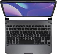✨ brydge 11.0 pro wireless keyboard: ipad pro 11-inch (2018 & 2nd gen, 2020) compatible, backlit keys, long battery life - space gray logo
