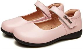 img 2 attached to 👧 Chiximaxu Leather Casual Shoes: Stylish Little Girls' Footwear for Every Occasion