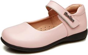 img 3 attached to 👧 Chiximaxu Leather Casual Shoes: Stylish Little Girls' Footwear for Every Occasion