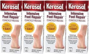 img 4 attached to Kerasal Intensive Foot Repair, 1 oz (Set of 4)