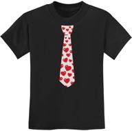 ❤️ valentine's day love red hearts tie youth kids t-shirt logo