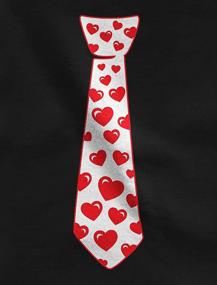 img 3 attached to ❤️ Valentine's Day Love Red Hearts Tie Youth Kids T-Shirt