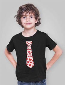 img 2 attached to ❤️ Valentine's Day Love Red Hearts Tie Youth Kids T-Shirt