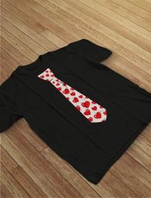 img 1 attached to ❤️ Valentine's Day Love Red Hearts Tie Youth Kids T-Shirt