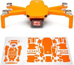 img 4 attached to 🧡 SEO Optimized Wrapgrade Skin for DJI Mini 2 (NEON Orange) - Main Unit