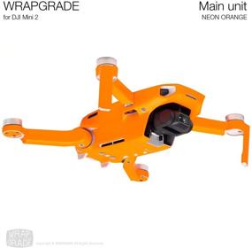 img 3 attached to 🧡 SEO Optimized Wrapgrade Skin for DJI Mini 2 (NEON Orange) - Main Unit