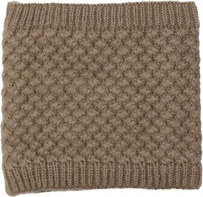 img 3 attached to Winter Comfort with Aiphamy Fleece Knitted Warmer Women's Accessories