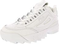 fila mens disruptor premium white logo