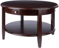 🍂 antique walnut winsome wood concord occasional table: enhance your space with timeless elegance logo