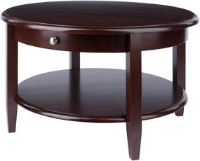 img 4 attached to 🍂 Antique Walnut Winsome Wood Concord Occasional Table: Enhance Your Space with Timeless Elegance