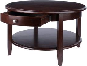 img 3 attached to 🍂 Antique Walnut Winsome Wood Concord Occasional Table: Enhance Your Space with Timeless Elegance